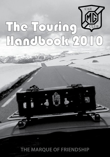 The Touring Handbook 2010 - MG Car Club Finland Ry