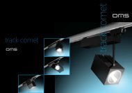 Track Comet Datasheet (PDF) - OMS lighting