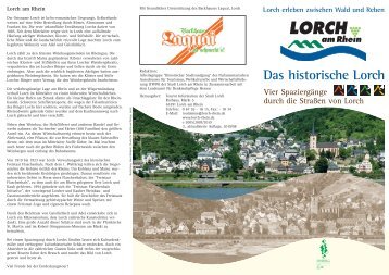 Das historische Lorch - Lorch im Rheingau