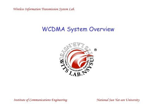 WCDMA System Overview