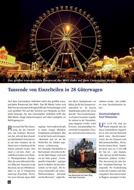 Volksfest-Zeitung 2006 - Cannstatter Volksfest