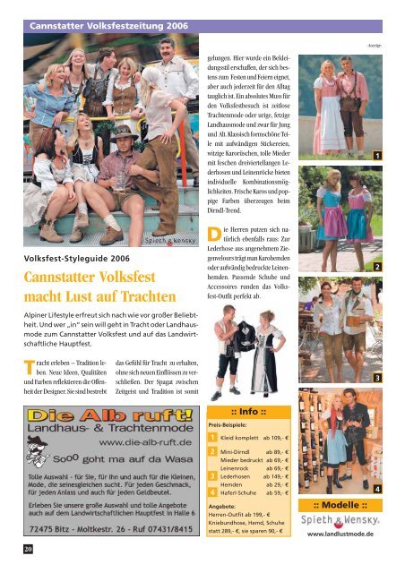 Volksfest-Zeitung 2006 - Cannstatter Volksfest