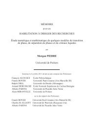 MÃ©moire - MathÃ©matiques - UniversitÃ© de Poitiers