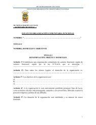 estatuto organizaciÃ³n comunitaria funcional nombre - Municipalidad ...