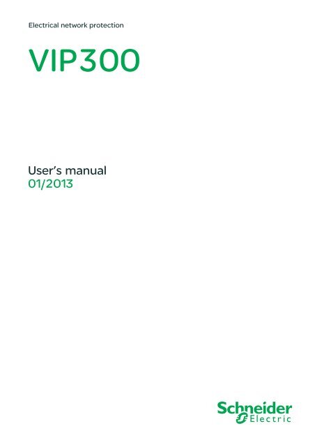 VIP300 - Schneider Electric
