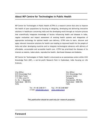 Download PDF - IKP Centre for Technologies in Public Health (ICTPH)
