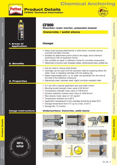 Chemical Anchor Technical Handbook