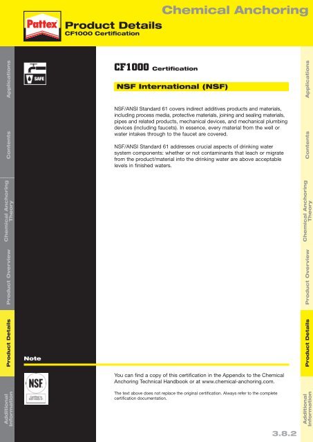 Chemical Anchor Technical Handbook