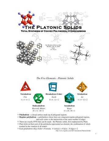 Platonic Solids - The Stoltz Group