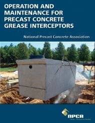 Grease Interceptor O & M Manual (PDF) - National Precast Concrete ...