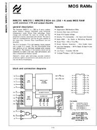 National 2111 SRAM (256x4 SRAM ) - 2111.pdf