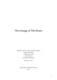 The Liturgy of the Hours