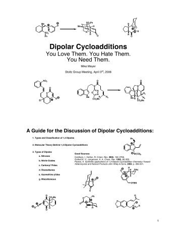 Dipolar Cycloadditions - The Stoltz Group