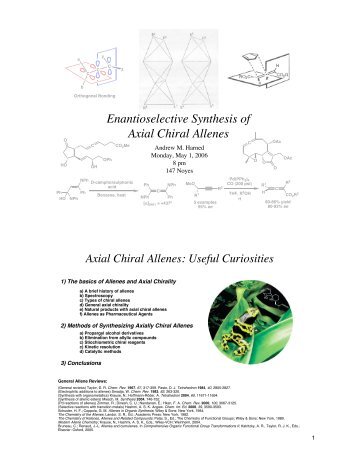 Axial Chiral Allenes - The Stoltz Group