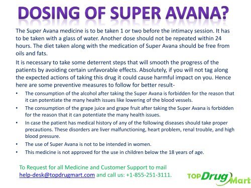 Buy Super Avana Super Avagra Tablates Online