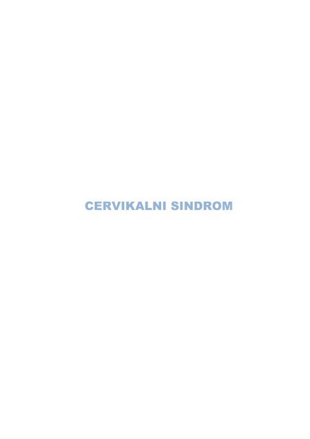 CERVIKALNI SINDROM