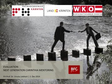 BFC New Generation Carinthia Mentoring Evaluation 2014