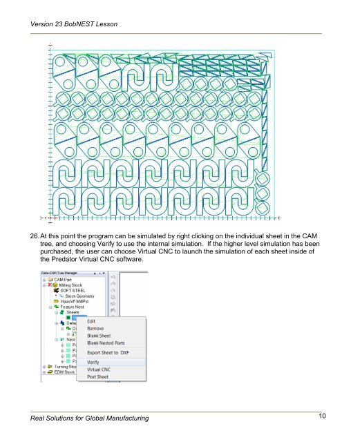 Version 23 BobNEST Lesson - BobCAD-CAM