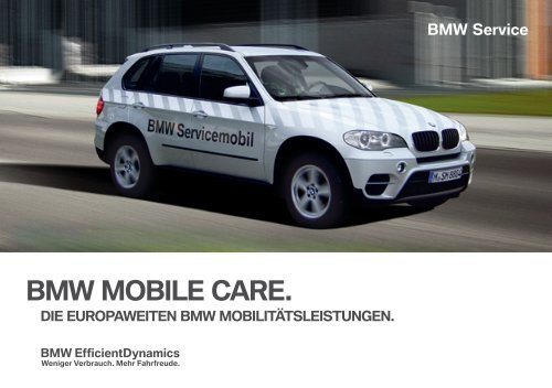 2396 Bmw Mobile Care Broschuere 2x155