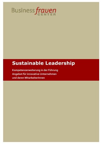 Sustainable Leadership