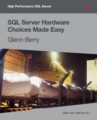SQL Server Hardware Choices Made Easy Glenn Berry - Advanced ...