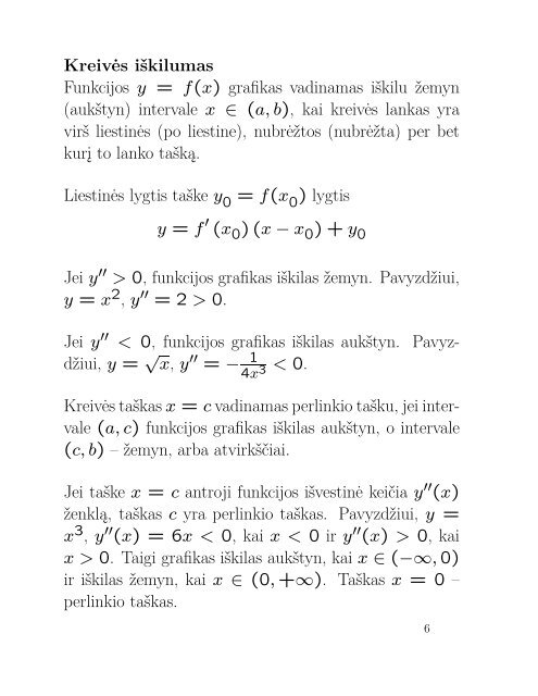 MonotoninÄs funkcijos iÅ¡vestinÄ