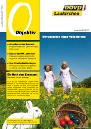 Objektiv April 2011 - ÃVP Laakirchen