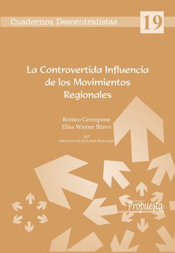 La controvertida influencia de los Movimientos Regionales - Grupo ...