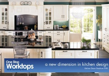 One Stop Worktops - Kitchen Door Brochure 2015