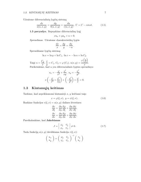 MATEMATINÄ FIZIKA PaskaitÅ³ medÅ¾iaga - techmat.vgtu.lt - Vilniaus ...