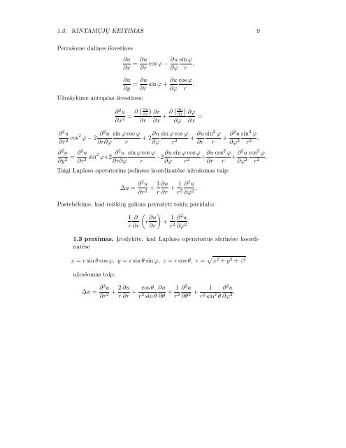 MATEMATINÄ FIZIKA PaskaitÅ³ medÅ¾iaga - techmat.vgtu.lt - Vilniaus ...