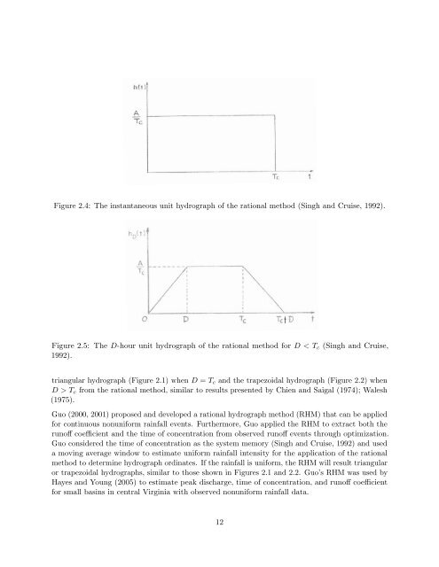 Use of Rational and Modified Rational Method for ... - CTR Library