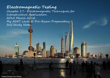 Electromagnetic Testing-EMT Chapter 17 - Infrastructure Applications