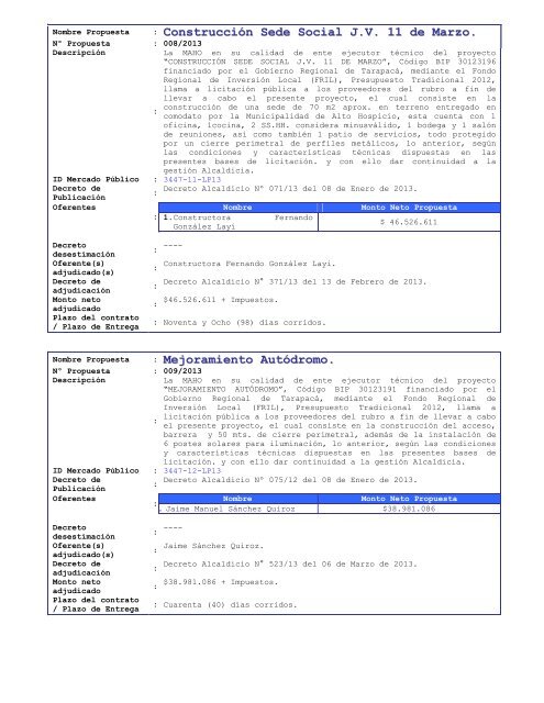 Nombre Propuesta - Municipalidad de Alto Hospicio