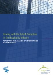 Dealing with the Talent Disruption in the Hospitality Industry