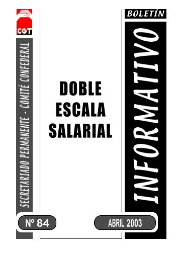 Doble escala salarial - In-Formacion