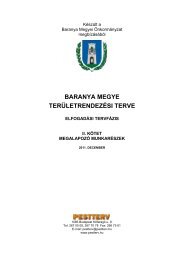 baranya megye terÃ¼letrendezÃ©si terve - Baranya Megyei ...