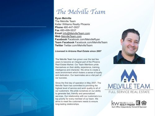 Melville Team Home Selling System