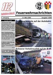 Feuerwehrnachrichten Ausgabe 01-2008 - Neunkirchen, Nahe