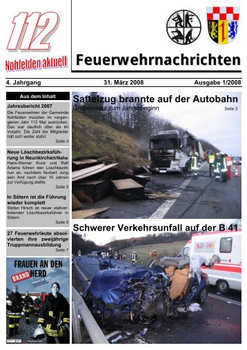 Feuerwehrnachrichten Ausgabe 01-2008 - Neunkirchen, Nahe