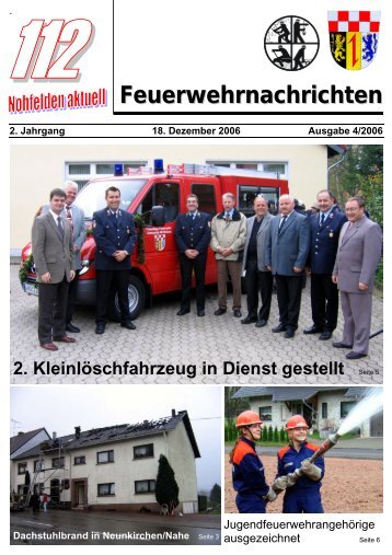 Feuerwehrnachrichten - Neunkirchen, Nahe