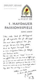 1. haydauer Passionsspiele