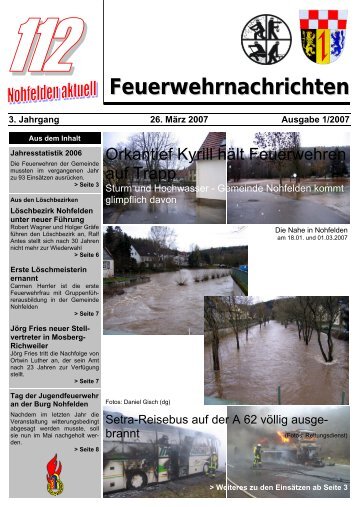 Feuerwehrnachrichten Ausgabe 01-2007 - Neunkirchen, Nahe