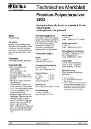 Technisches Merkblatt - Brillux Industrielack