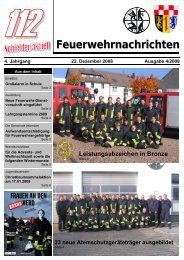 Feuerwehrnachrichten Ausgabe 04-2008 - Neunkirchen, Nahe