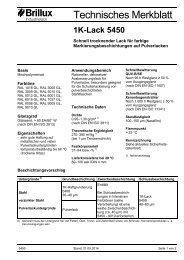 Technisches Merkblatt - Brillux Industrielack