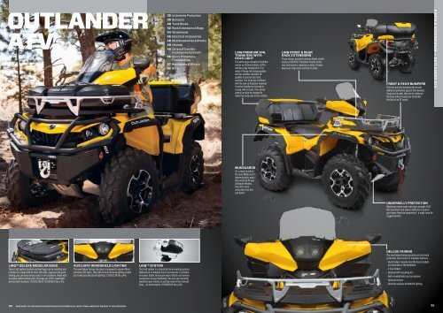 CAN-AM OUTLANDER DELUXE WINDSHIELD FOR DELUXE FAIRING # 715001211