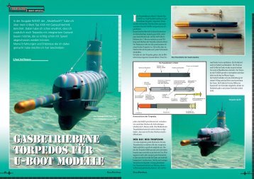 Gasbetriebene Torpedos fÃ¼r U-Boot Modelle Gasbetriebene ...