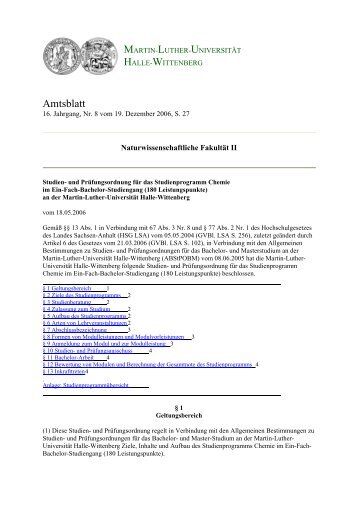 Naturwissenschaftliche FakultÃ¤t II - Chemie, Physik und Mathematik ...