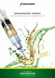 StraumannÂ® Emdogain, bibliografÃ­a clÃ­nica